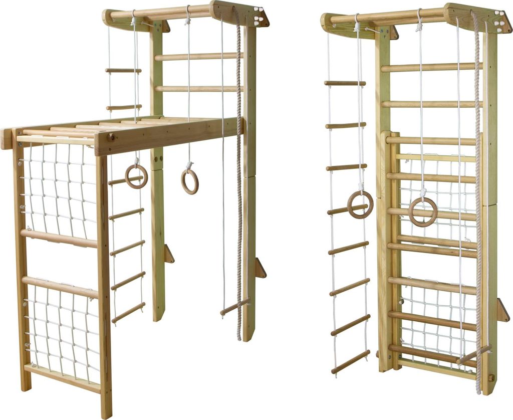 Sprossenwand aus holz für kinder Spielplatz indoor kinderzimmer Klettergerüste Kletterwand Winner | Holz