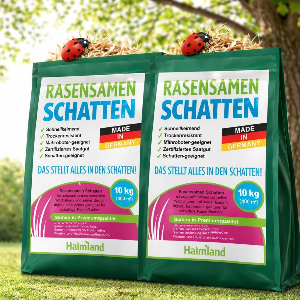 halmland Premium Schattenrasen Samen schnellkeimend 20kg = 800m²