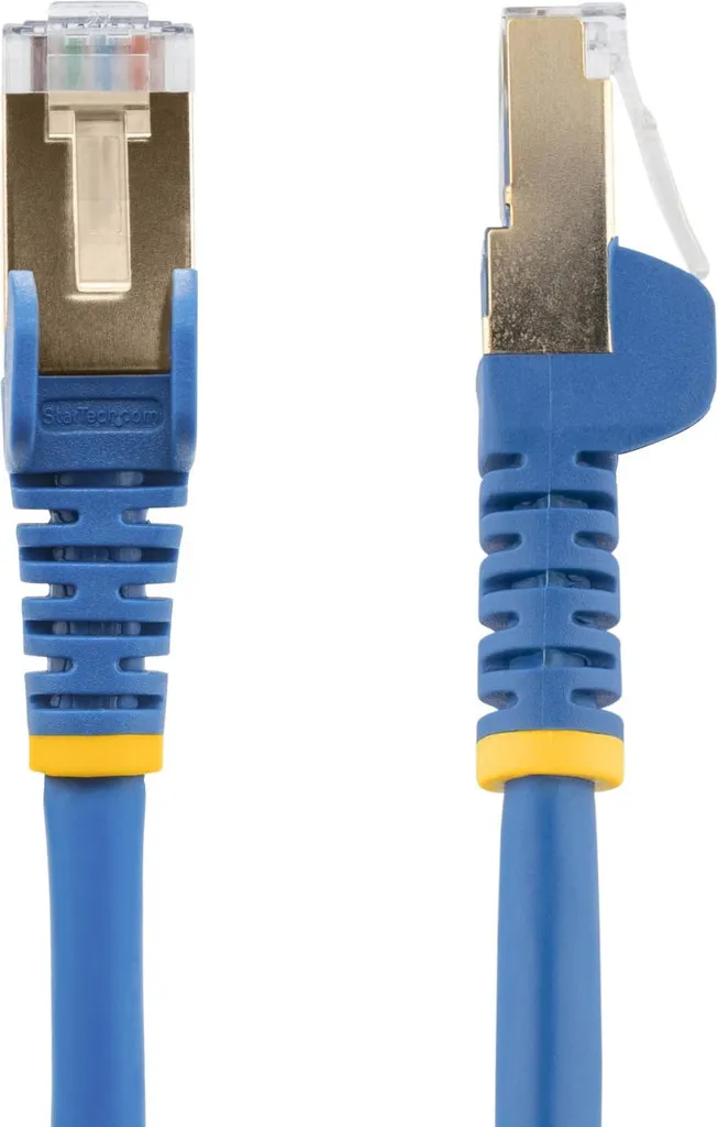 StarTech.com Cavo di Rete Ethernet Cat6a - Cavo Schermato STP da 1m - Blu