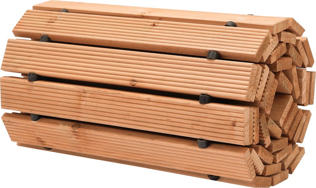 SucceBuy Sentiero da giardino dritto estensibile in legno, Immagine del prodotto 