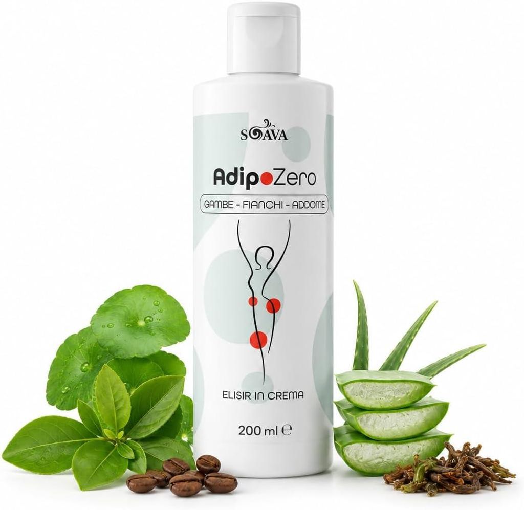 AdipoZero Crema Snellente Anticellulite 200ml - Effetto Immagine del prodotto 