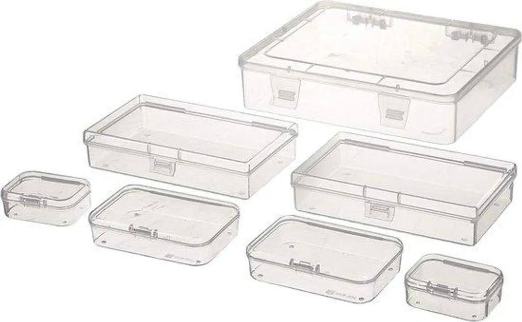 Ne perdez plus vos vis - Set de 7 Mini-Boîtes de Rangement Hermétiques