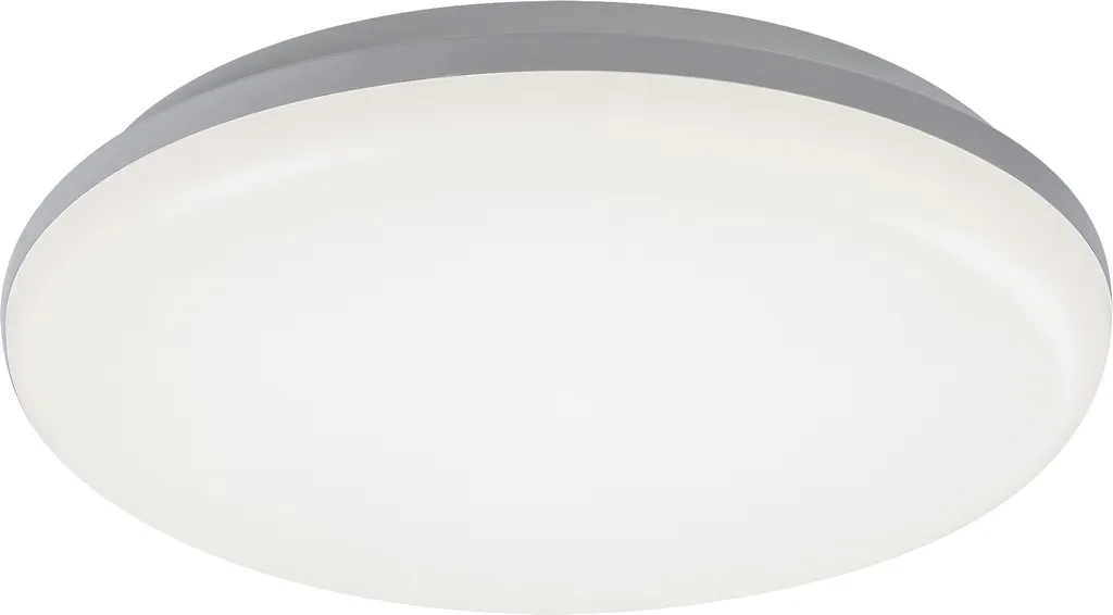 Plafonnier LED anti-humidité salle de bain 24W blanc Eric 7979 28cm