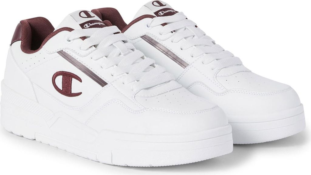 Champion RD18 Herren HERITAGE PERF LOW Sneaker S22479-CHA-WW004 Weiß/Wine, Schuhgröße:45.5 EU