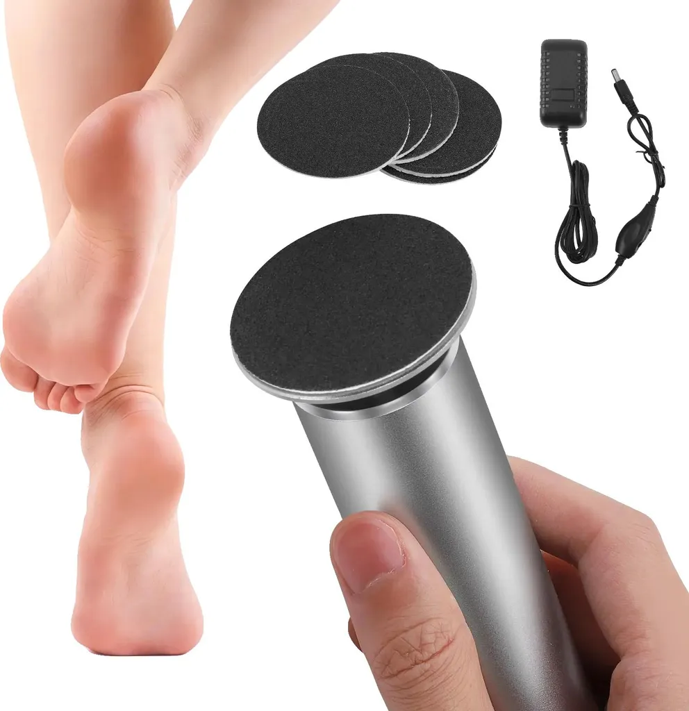 Lime à pied noire à vitesse variable et tête lavable pour soin hygiénique