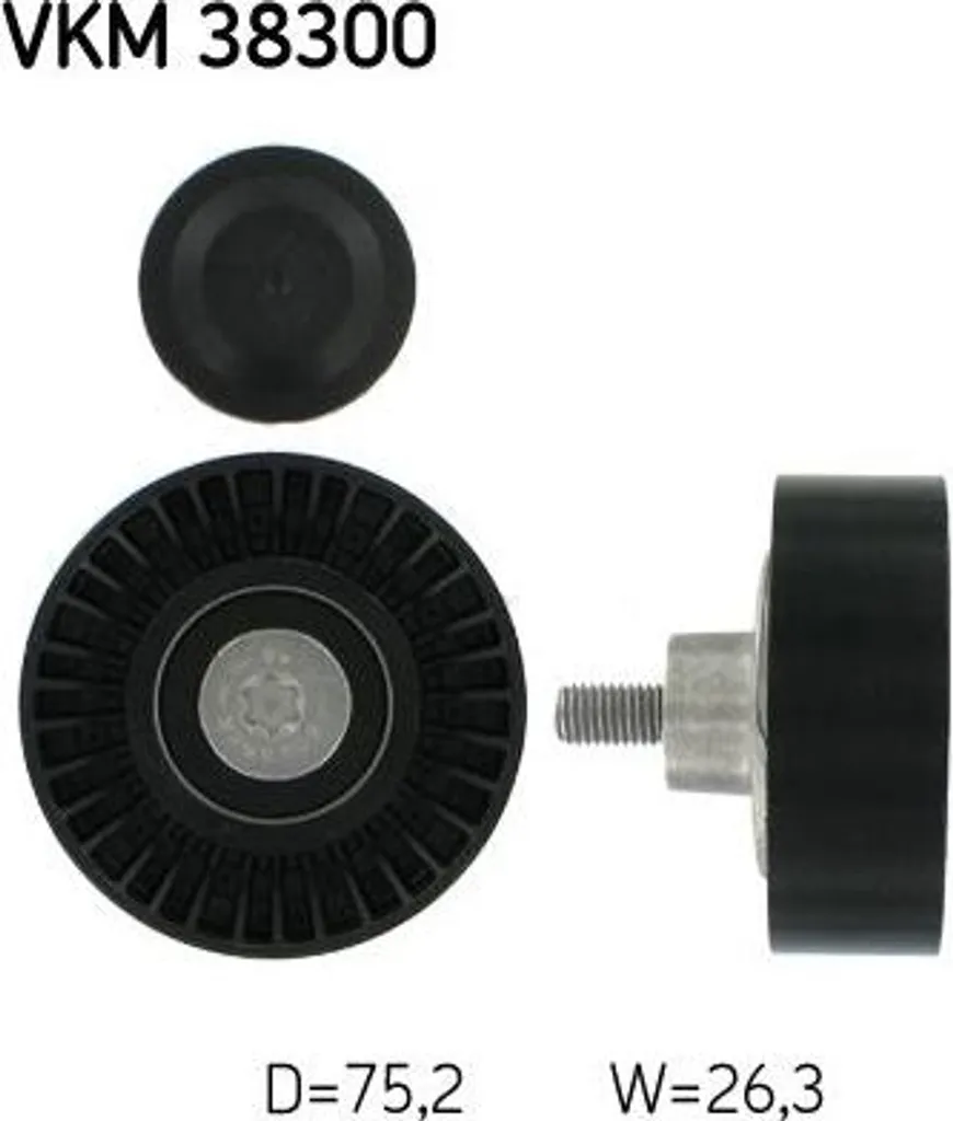 Supprimez les bruits de courroie avec le rouleau de guidage SKF VKM 38300