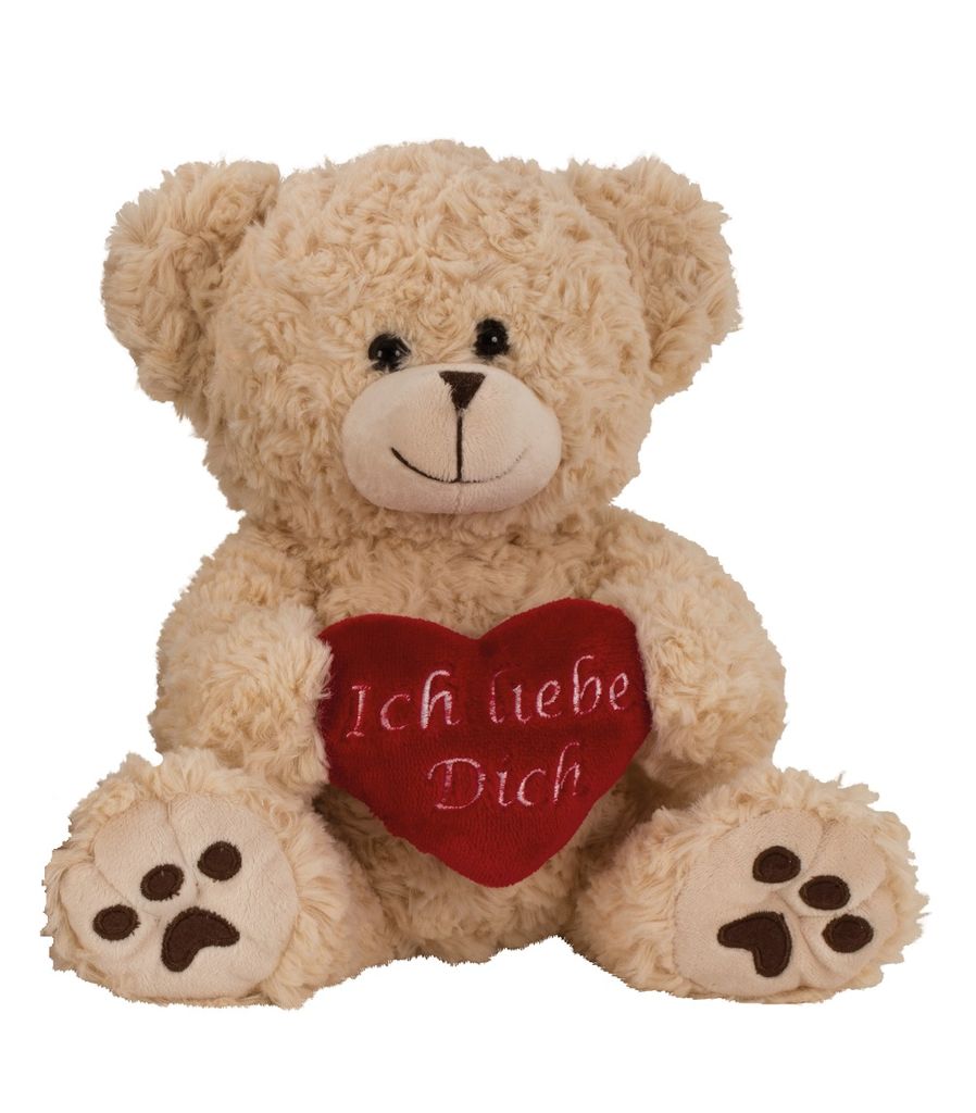Teddybär "I love you" Kuscheltier Stofftier Plüschtier Teddy Bär Ich liebe dich 