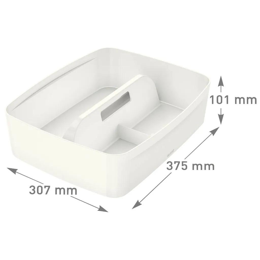 Plateau Organiseur de Rangement Leitz MyBox 6L Blanc pour la Maison
