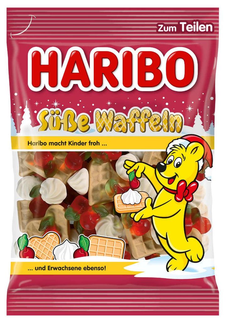 HARIBO 10052055 HARIBO Süße Waffeln Fruchtgummi 175,0 g Obrázek produktu 