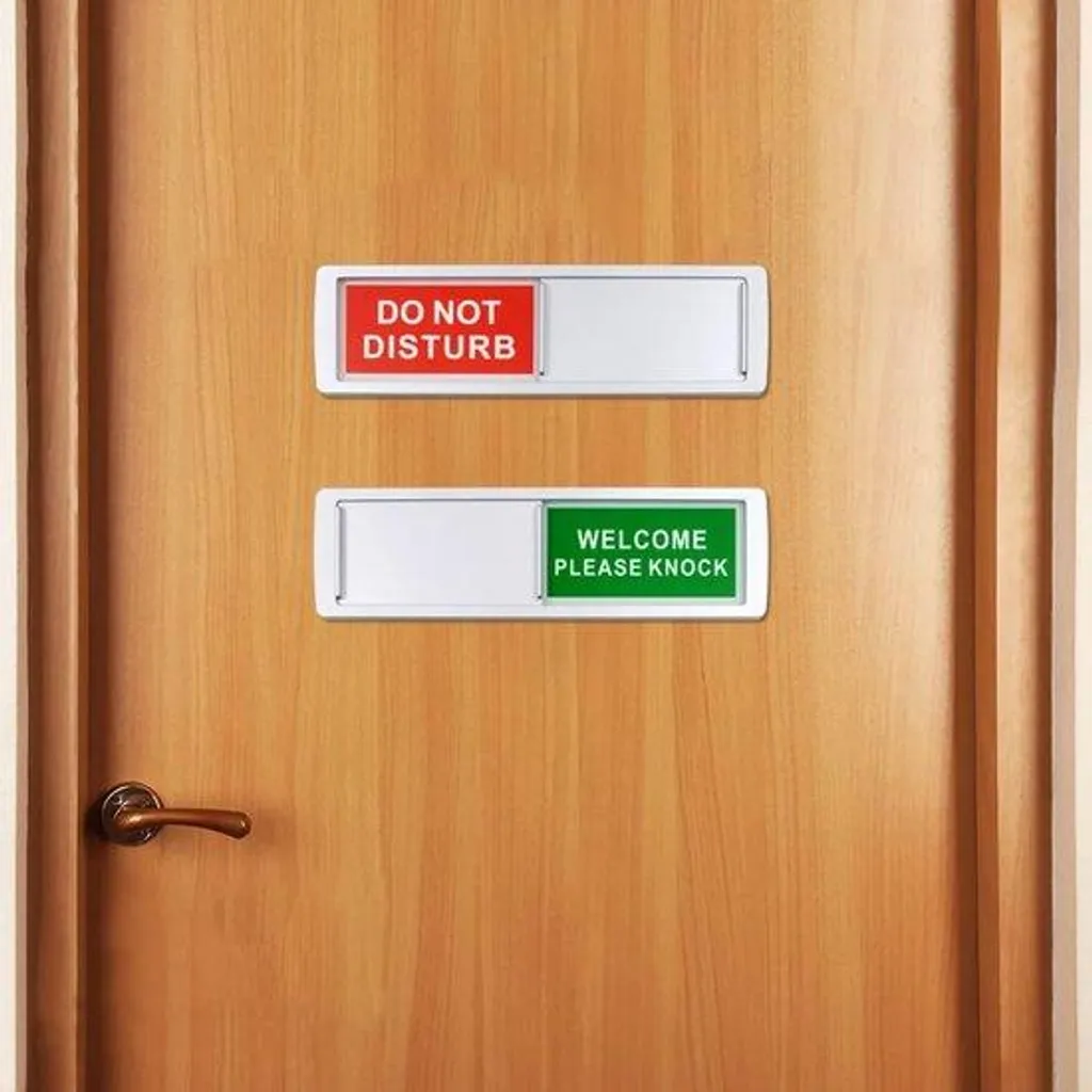 Plaque Ne pas déranger pour stopper les interruptions au bureau x2
