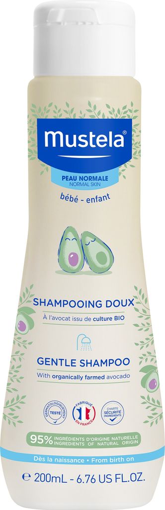 Mustela Gentle Shampoo 200ml, 200 ml, Dermatologicky Obrázok produktu 