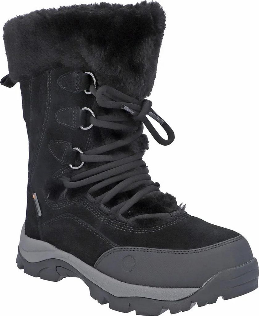 Hi-Tec - "Mortiz 200" Wanderstiefel für Damen, Leder FS12186 (37 EU) (Schwarz)