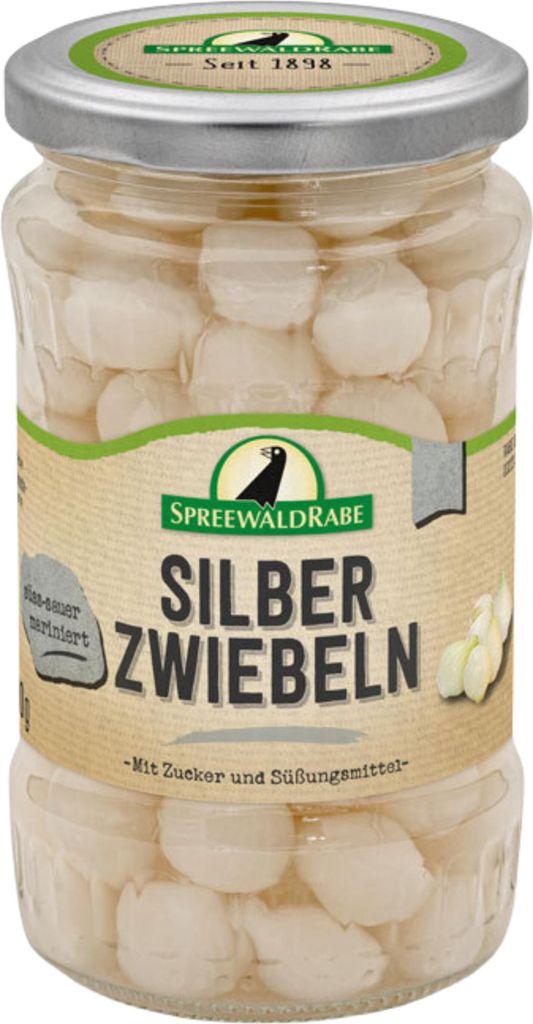 Silberzwiebeln mild gewürzt (370 ml Glas)