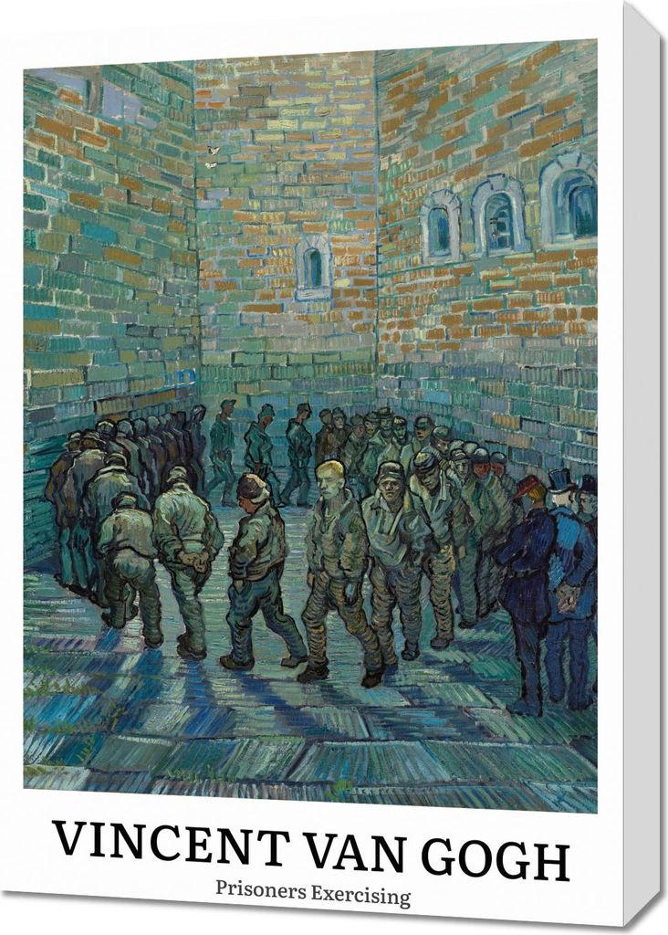 Bild 50x70cm Design Prisoners, Van Gogh Vintage für das Wohnzimmer