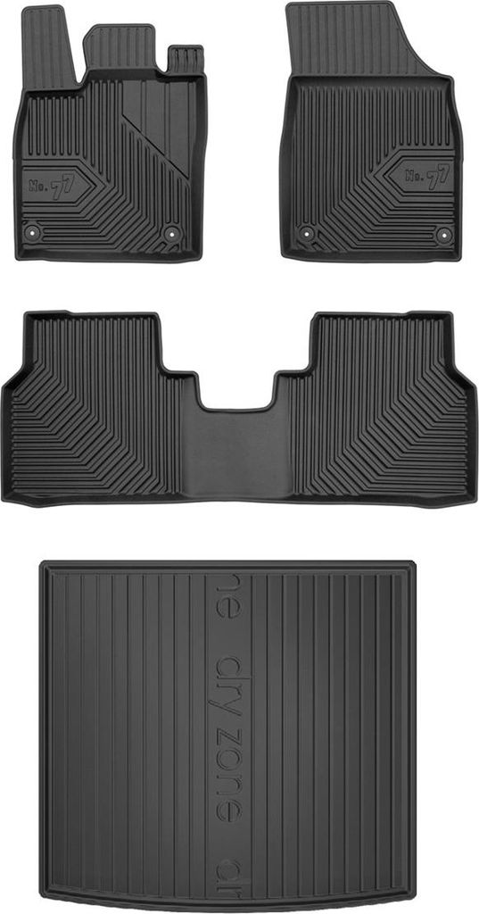 SET 77 Gummimatten und Bezug VW ID.5 ab 2022-