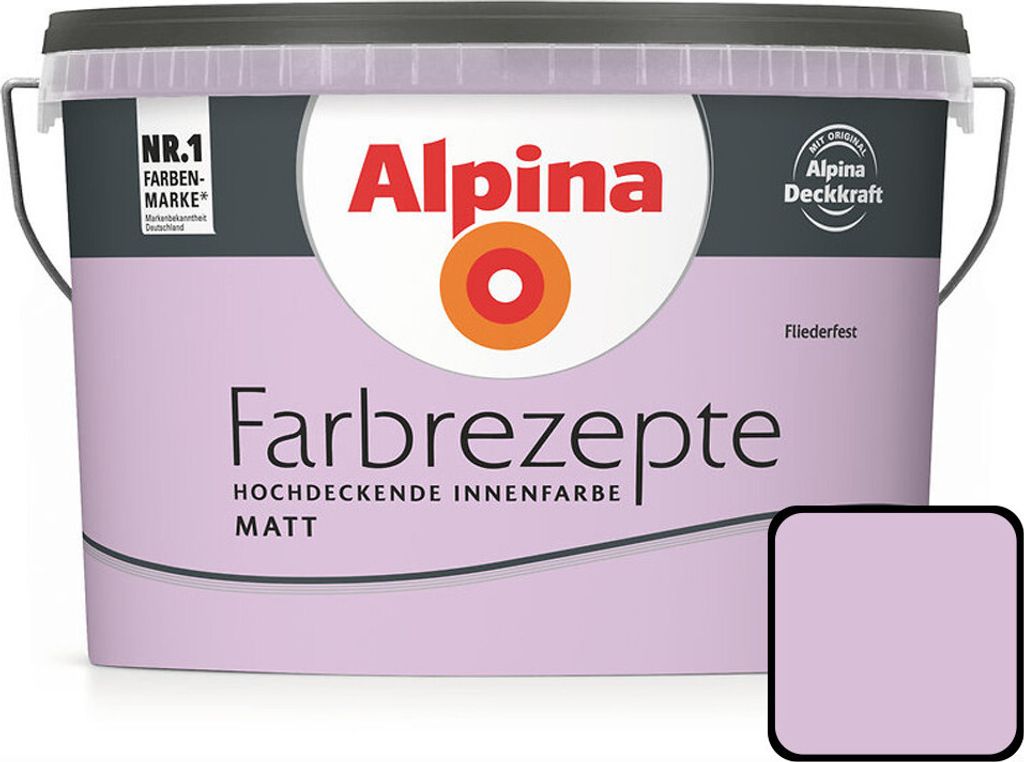 Alpina Farbrezepte Fliederfest matt 2,5 L Produktbild 