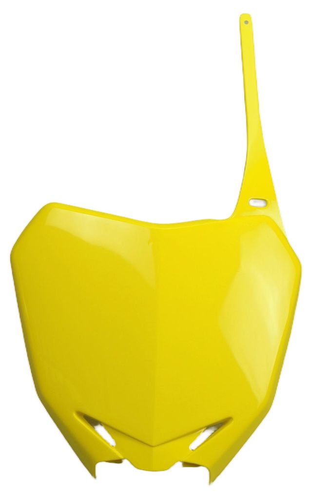Startnummerntafel UFO PLAST Verkleidung Frontnummerntafel für Suzuki RM-Z 250 / 450 ccm Bj. 2008 - 2018, Farbe:hellgelb OEM 01-26