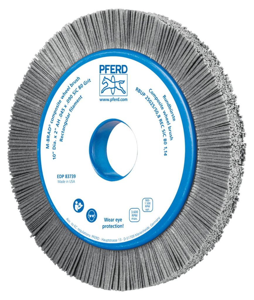 PFERD 79183739, Schleifbürste, Universal, Siliciumcarbid, 3600 RPM, Rund, 5,08 cm