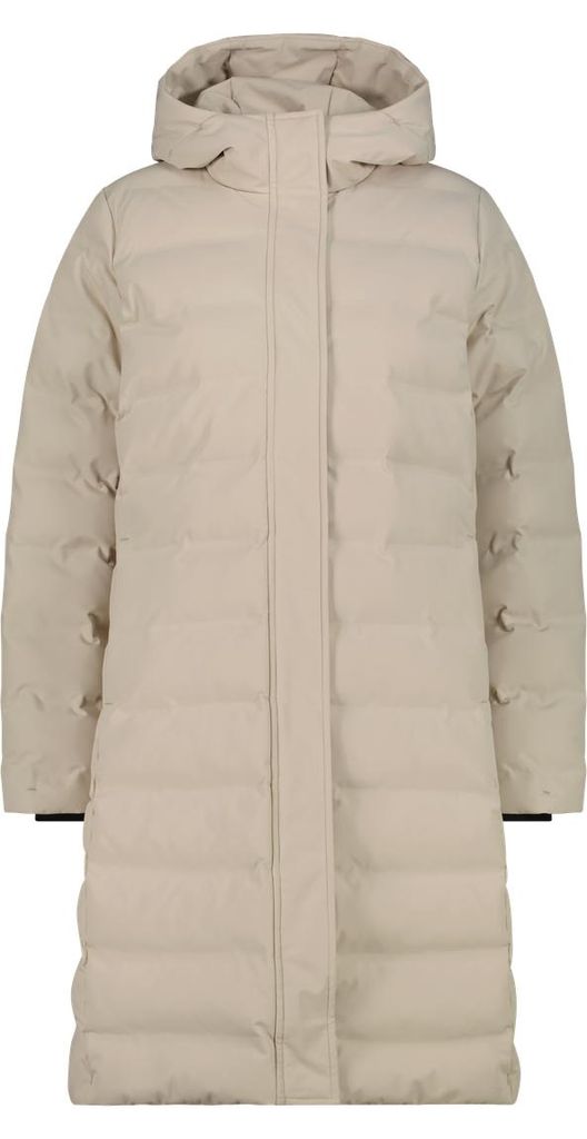 Woman Coat Fix Hood 35K3676 38 beige - kaki P220 Produktbild 