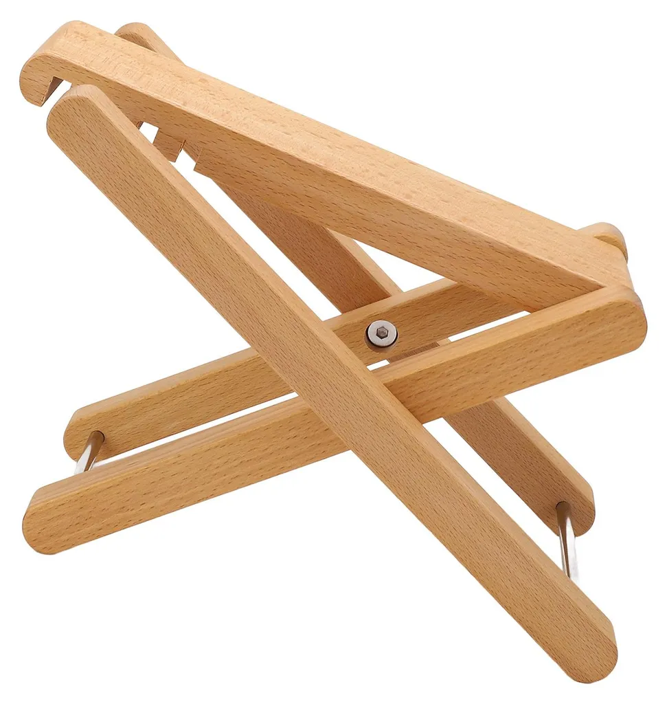 Support de pied pour guitare classique bois pliable hauteur ajustable - 9