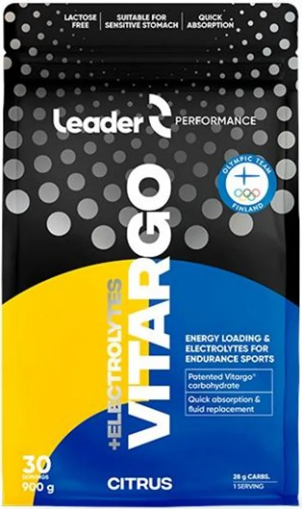 Recharge de Glycogène Vitargo + Electrolytes 900g Saveur Agrumes Frais
