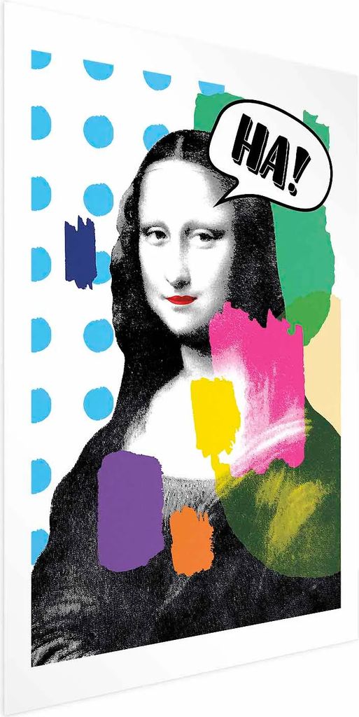 Posterpapier Poster - Mona Lisa Pop-Art 21x30 cm Streetart h-A-0140-ao-a