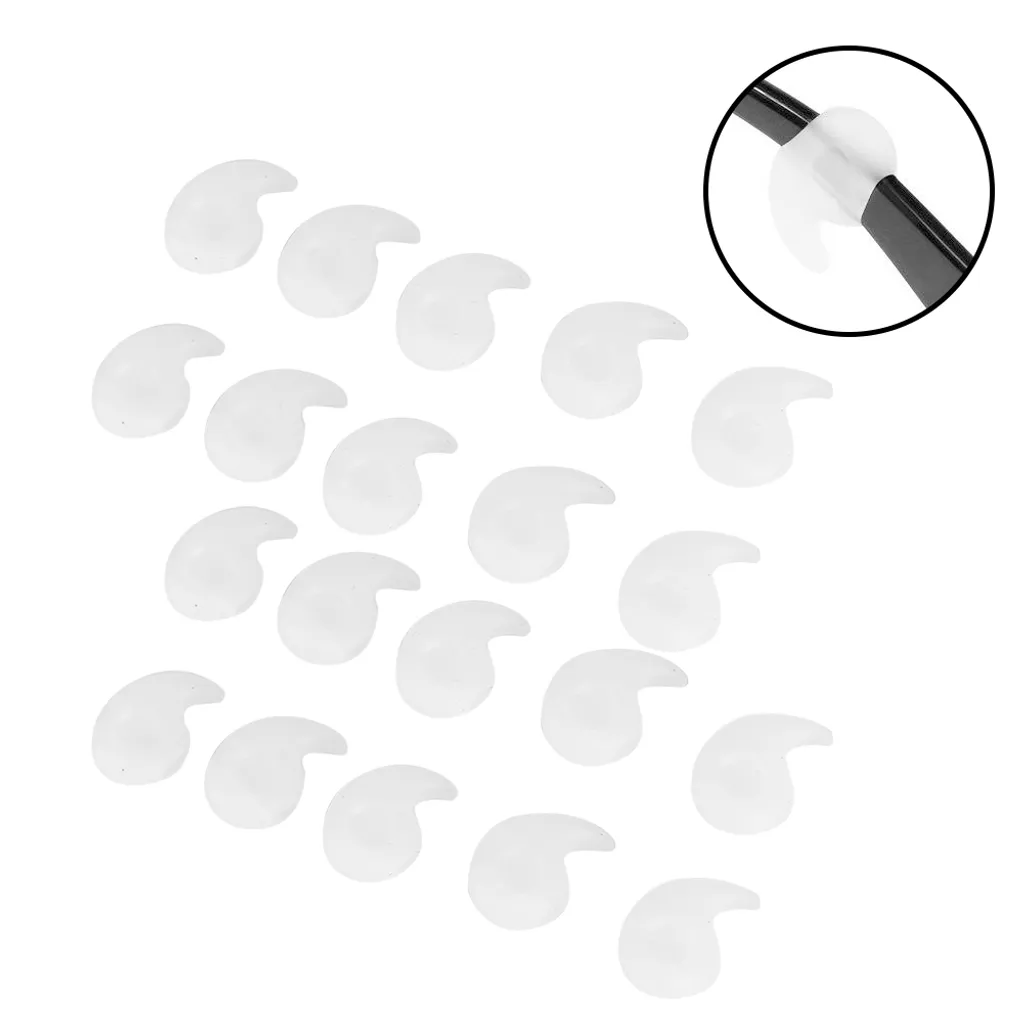 24 paia di fermaporta per occhiali,multicolori,supporto antiscivolo in silicone, per occhiali da vista,gancio per orecchie per occhiali da vista e tempio,cuscinetti per naso in silicone,fermi rotondi