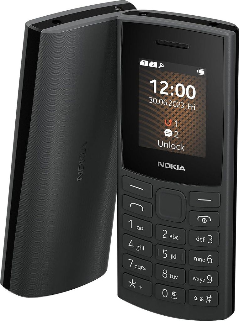 Nokia 105 4G (2023) black Produktbild 