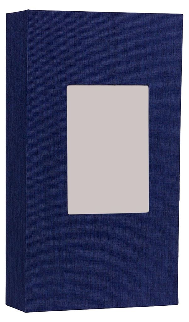 Fotoalbum 4x6 mit 300 Taschen, Leineneinband, Sichtfenster, vertikales Fotoalbum zum Einschieben für personalisierte Hochzeits- und Urlaubserinner...