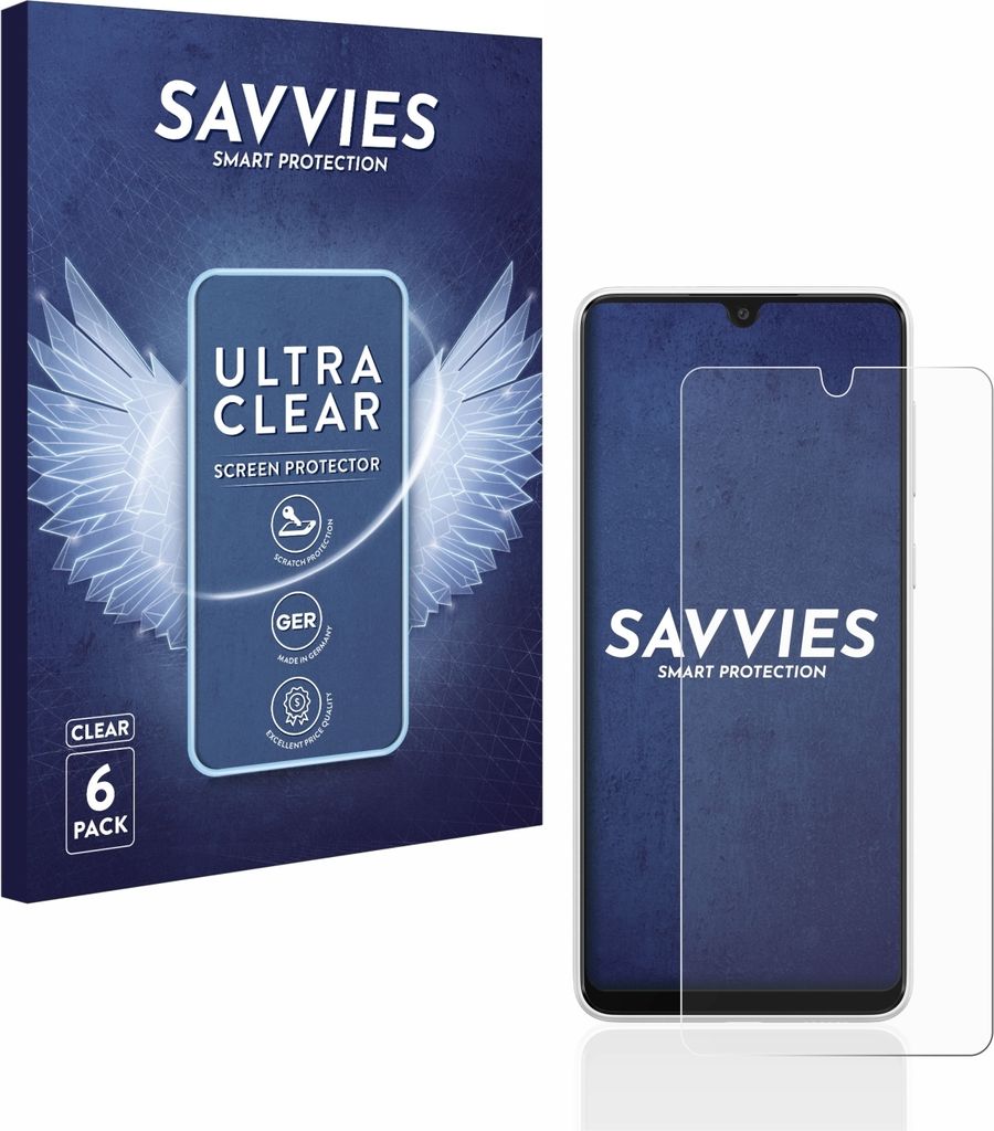6x Für Samsung Galaxy A33 5G Schutzfolie Savvies Displayschutz Display Schutz Folie Klar Transparent