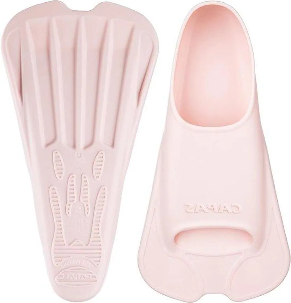 Palmes de natation en silicone rose XS pour piscine et plongée enfant