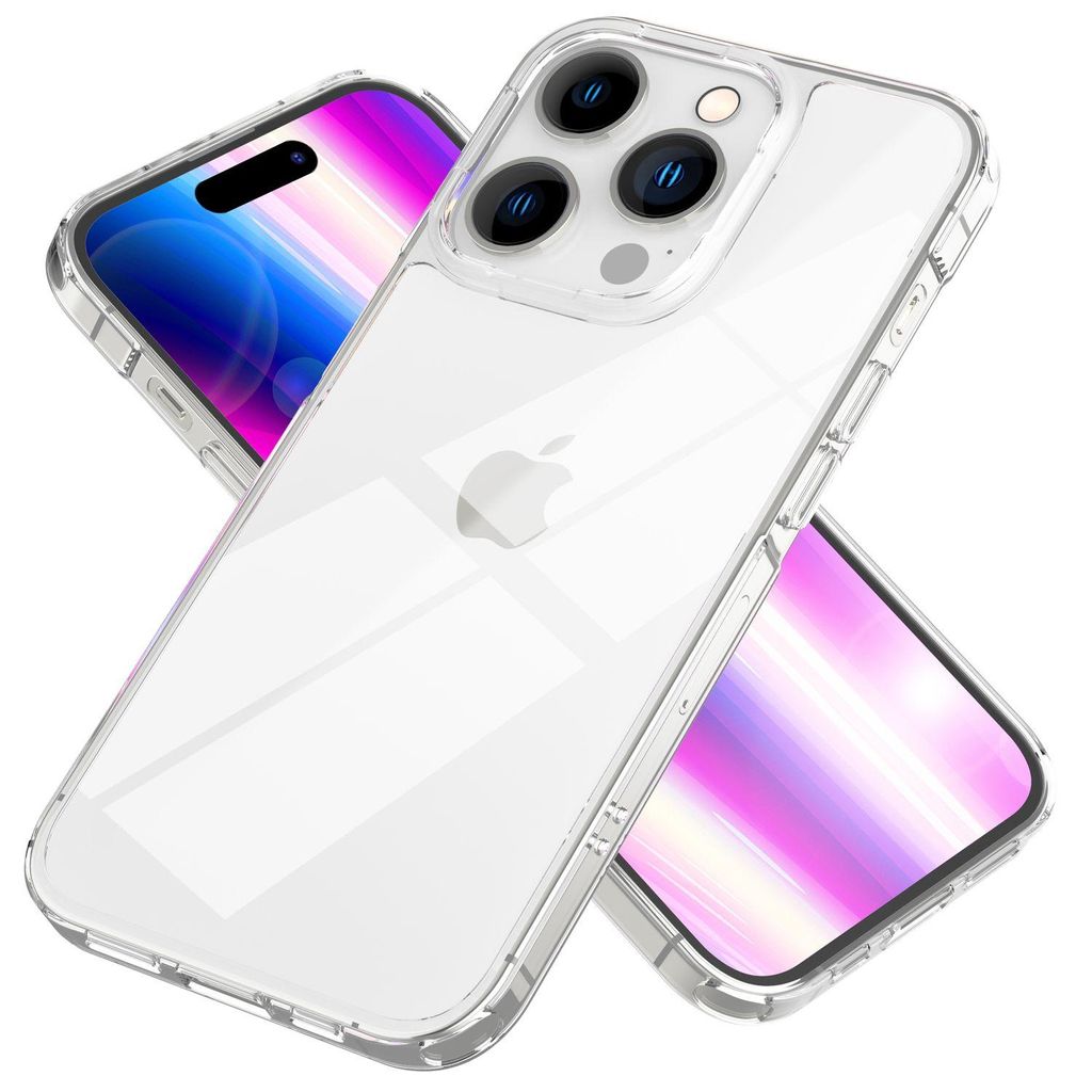 Klare Hülle für iPhone 14 Pro - Transparent Kratzfest Produktbild 