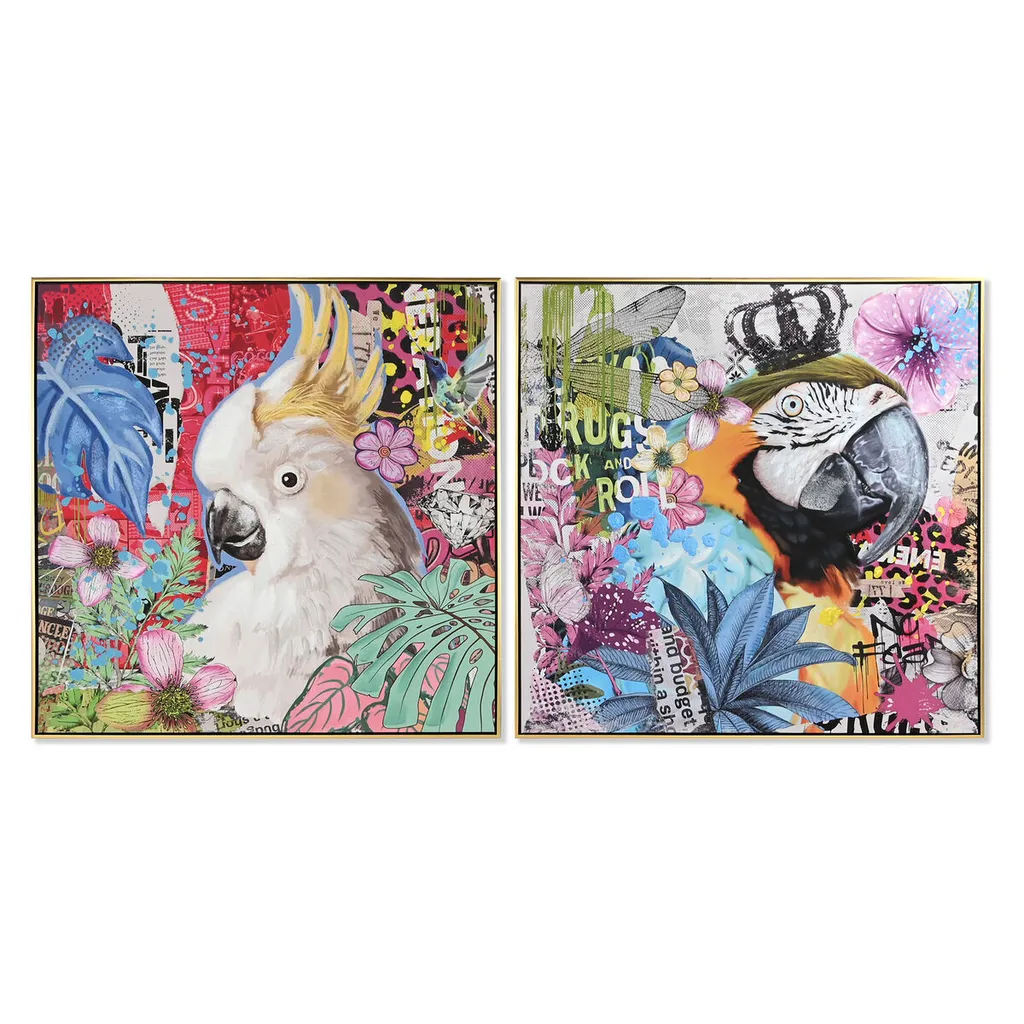 Tableau Moderne 80x80 cm : Relookez votre Mur Vide - Lot de 2 Toiles