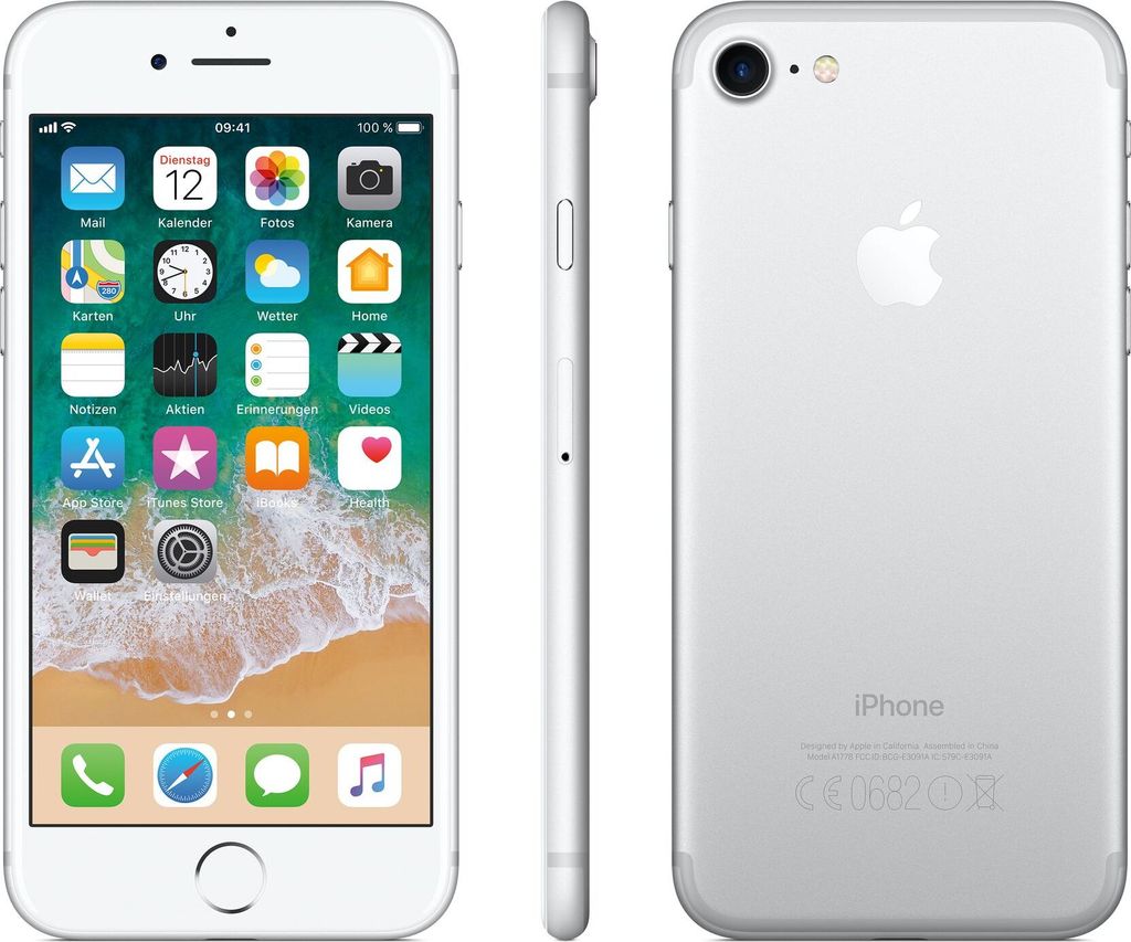 Apple iPhone 7 256GB Silber NEU, Originalverpackt Produktbild 