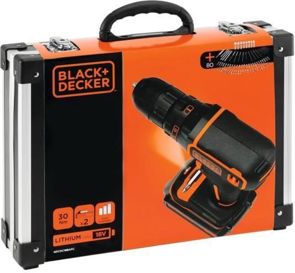 wiertarko-wkrętarka 18 V CDC18BAFC-QW BLACK+DECKER Zdjęcie produktu 10