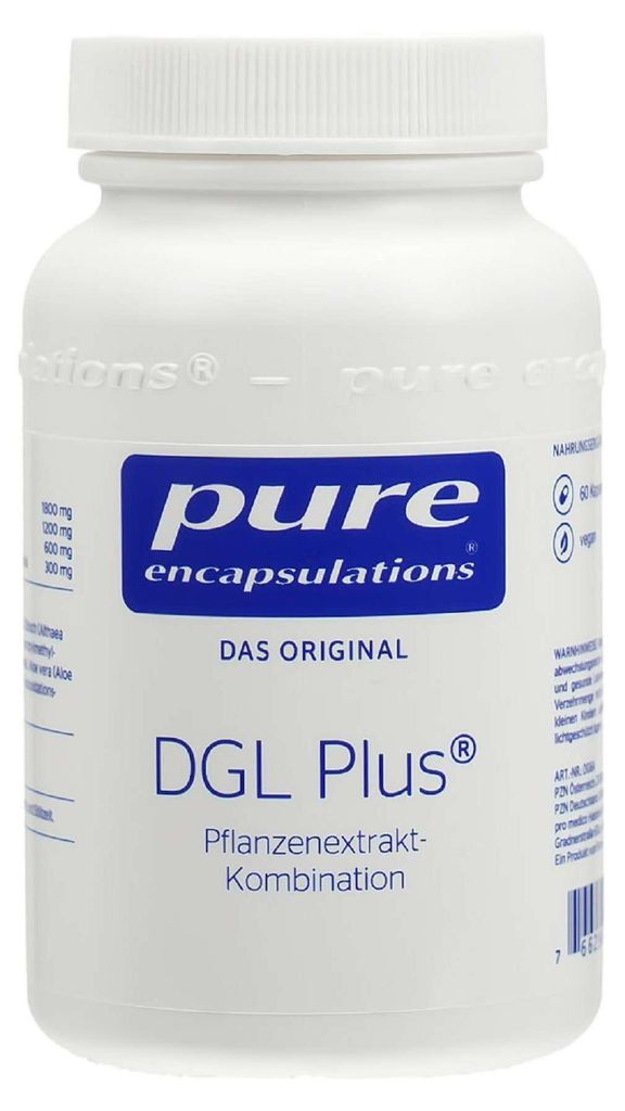 PURE ENCAPSULATIONS DGL Plus Kapseln 60St PZN 00064715 Produktbild 