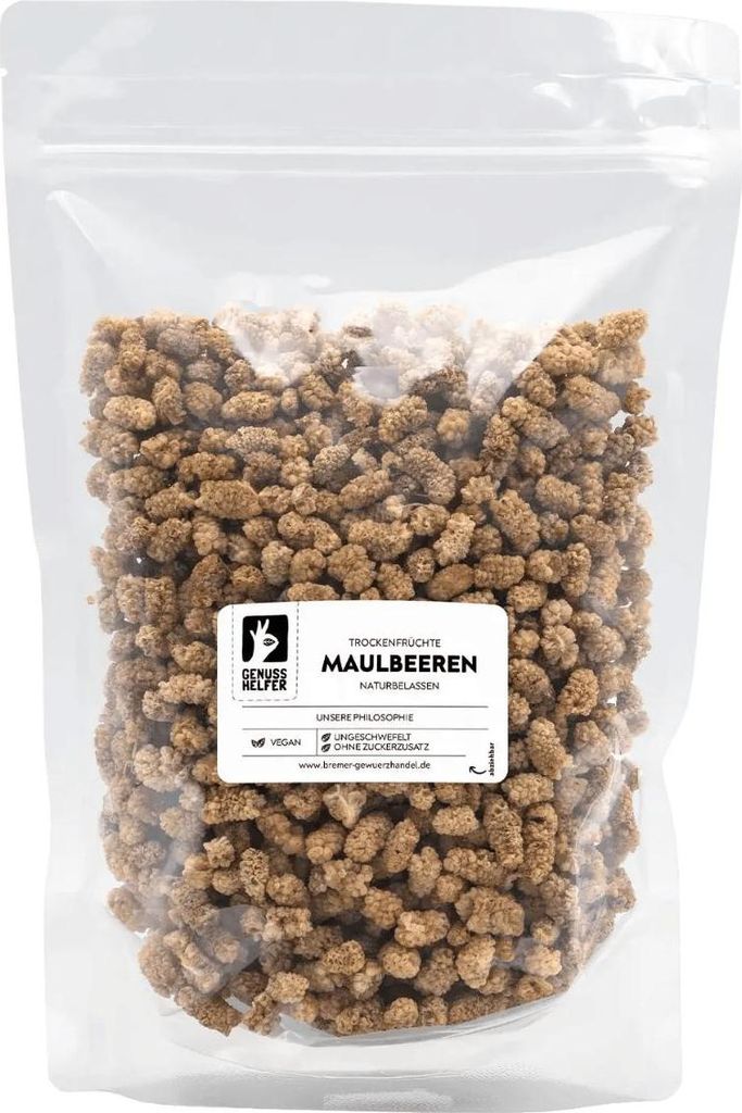 Maulbeeren getrocknet, ganz, ohne Zuckerzusatz & Produktbild 