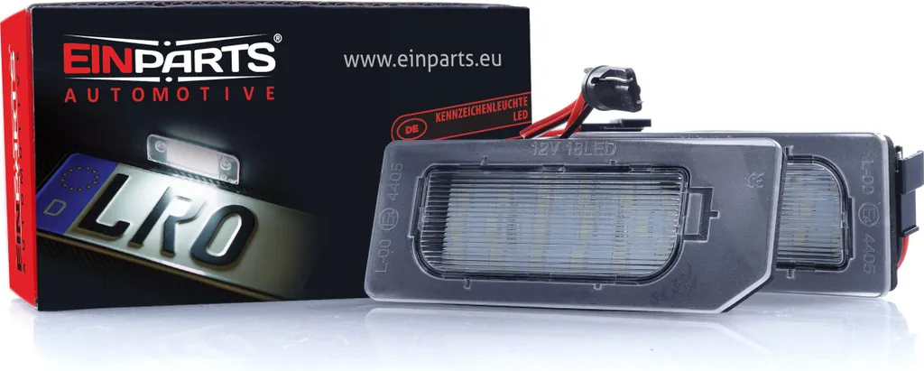 Éclairage Plaque Immatriculation LED 6000K Mitsubishi ASX 2010-2019