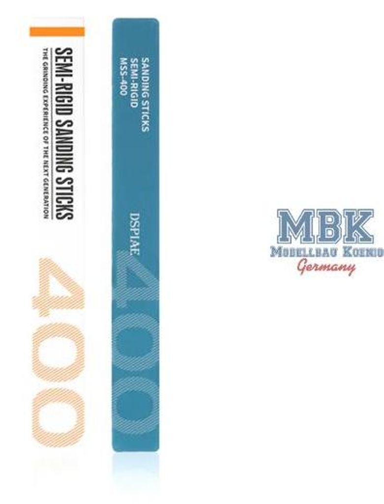DSPIAE DSP-MSS-400 DSPIAE Semi-rigid Sanding Sticks #400 Grit