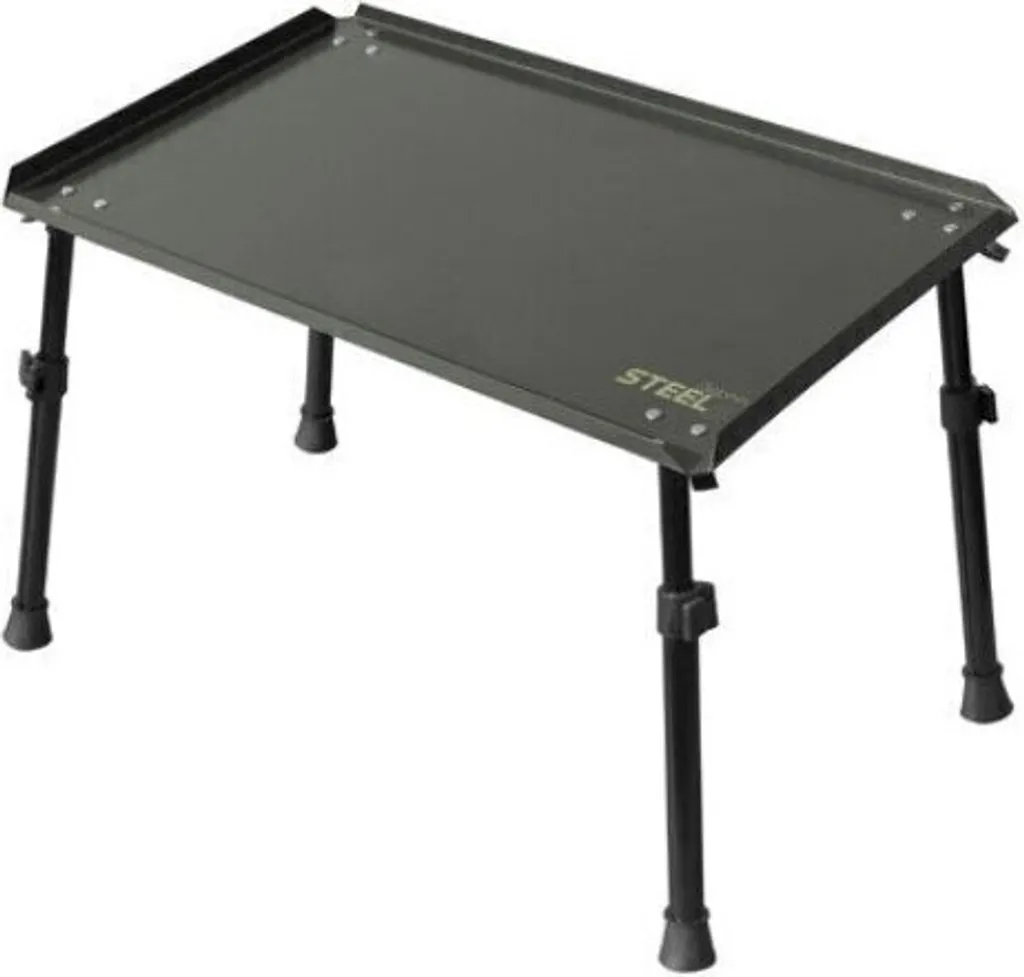 Table de camping carpe Delphin Steels XL 55 cm pour matériel de pêche
