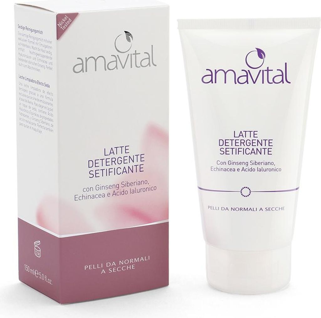 Amavital Seidige Reinigungsmilch 150 ml – für normale bis trockene Haut