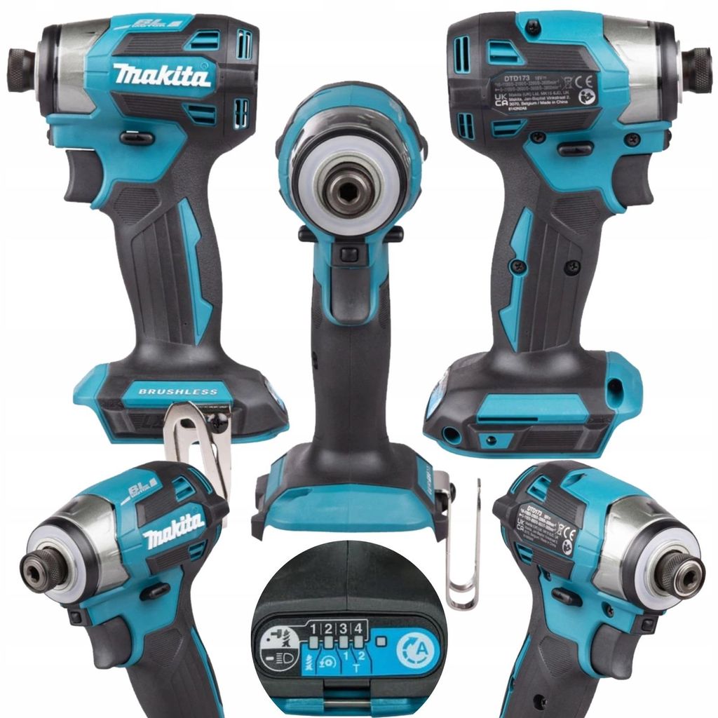 Makita 18 V príklepová skrutkovačka DTD173ZJX2, 180 Nm Obrázok produktu 