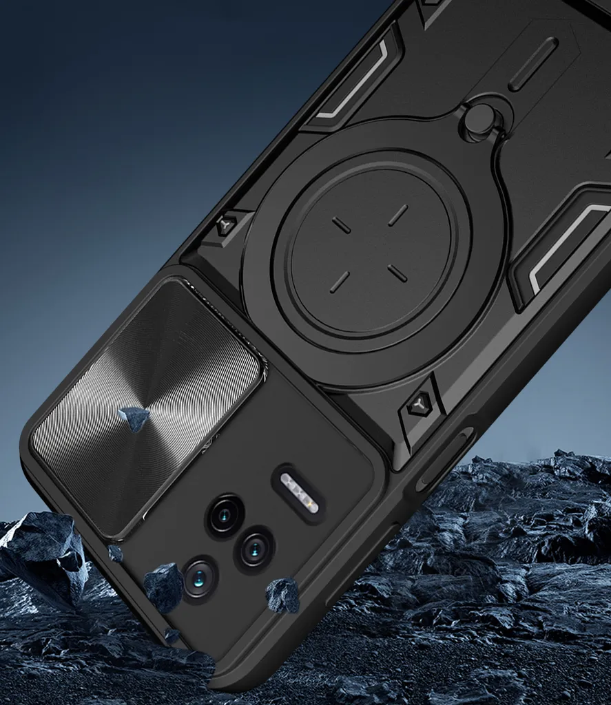 Custodia Xiaomi Redmi Note 12S Viola - Protezione Rugged e Anello - 8