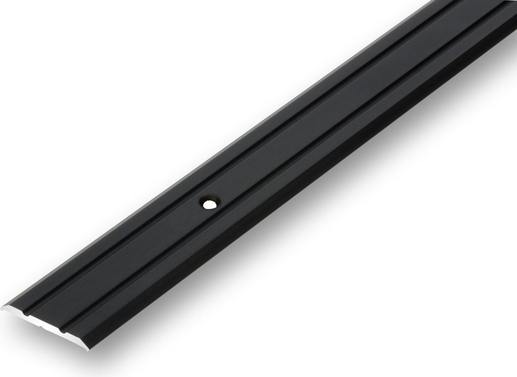 (9,80EUR/m) Übergangsprofil 25 x 1000 mm schwarz zum Produktbild