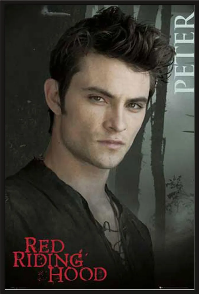 Poster Red Riding Hood Peter V2 avec Cadre Shinsuke Maxi Noir 61x91,5 cm