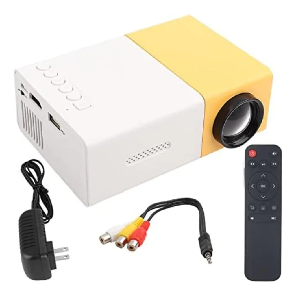 Videoproiettore GOLDICAST 1080P Supportato Portatile per Casa e Viaggi