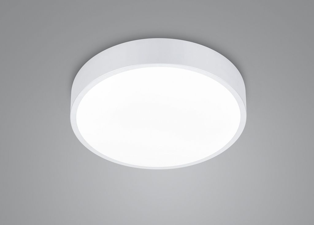 TRIO-Leuchten Deckenleuchte WACO DH 31x6.50 cm weiß Deckenlampe
