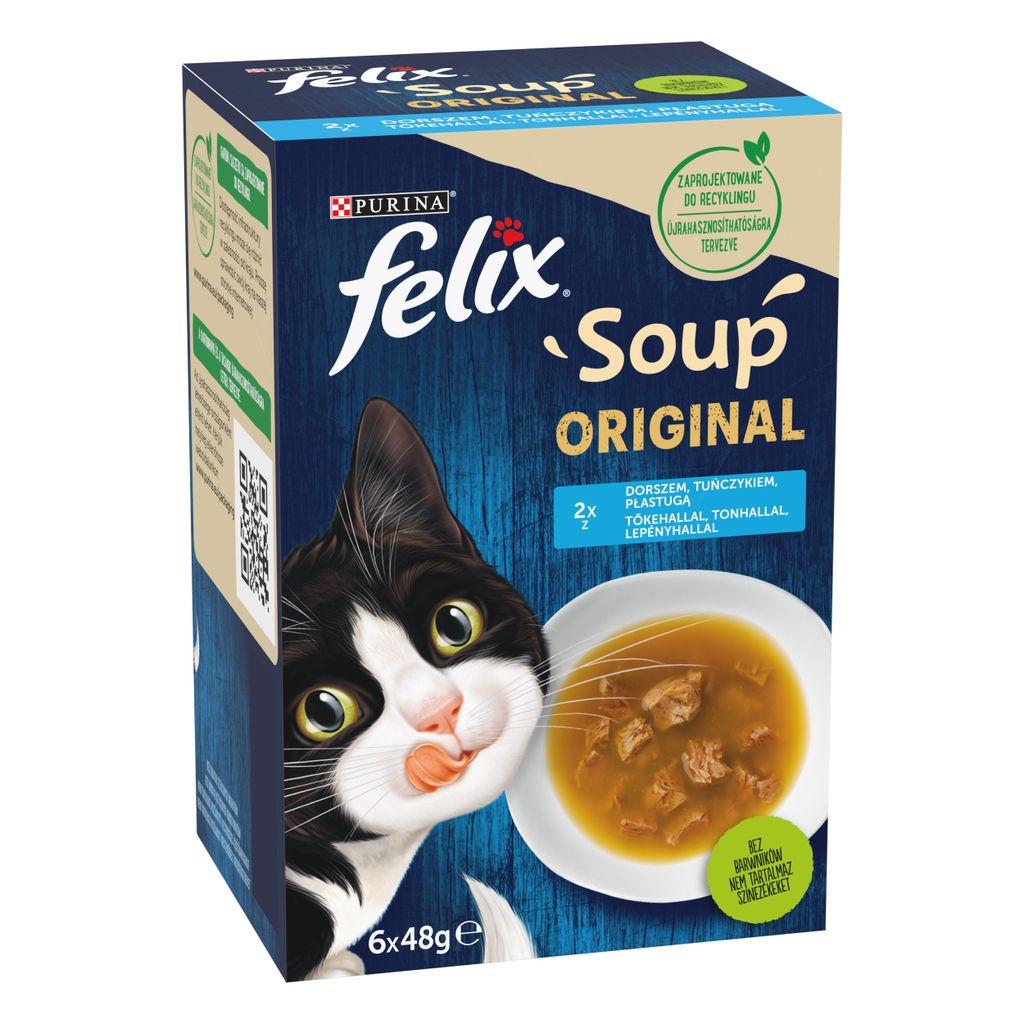 Zupa Felix Rybne Smaki dla kota 6 x 48 g Produktbild 