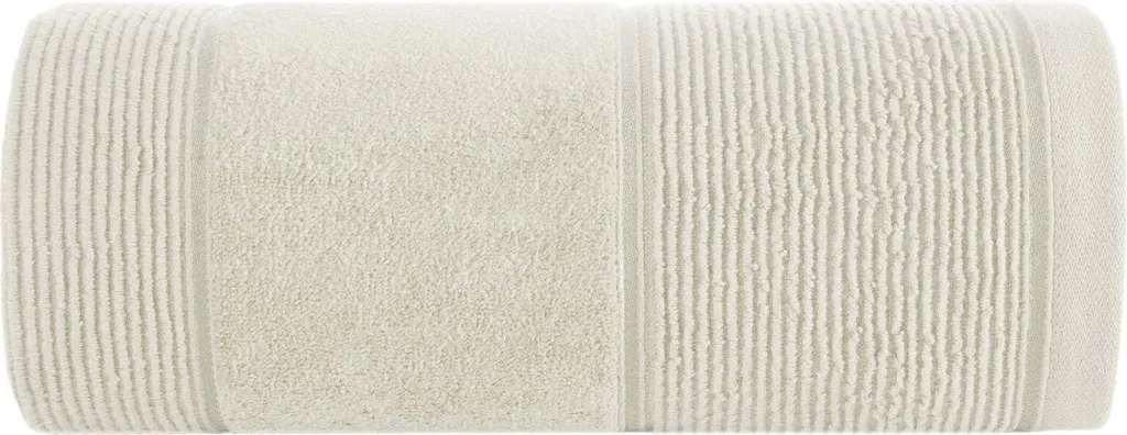 Emma Set 2 Teli Bagno 70x140 cm Crema in Cotone - Morbidezza Premium