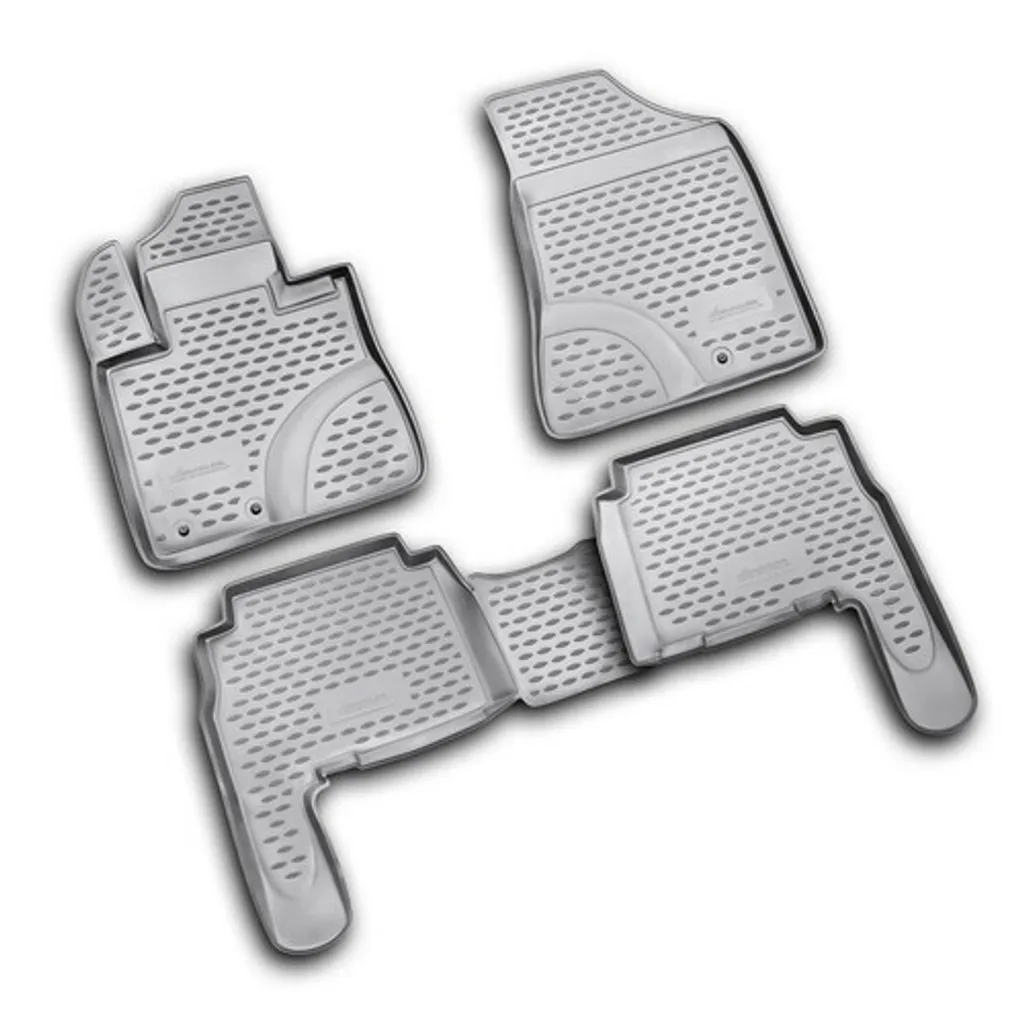Jeu de tapis de voiture 3D en caoutchouc TPE pour Kia Sorento 2010 2011